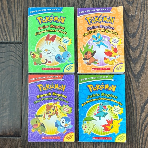 Scholastic Pokémon Flip Book Collection - Vibrant Covers - Picture 1 of 1